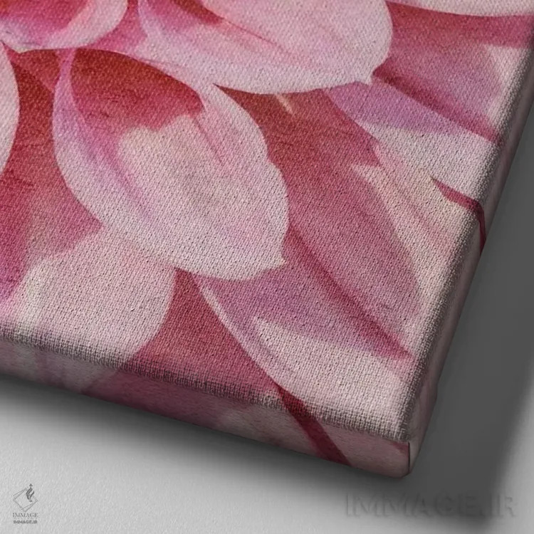 تابلو دکوراتیو "گل دیواری ۷" اثر آلونزو ساندرز - نمای نزدیک بافت بوم