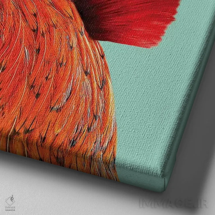 تابلو دکوراتیو "پانکاک " اثر یوناس لوس - نمای نزدیک بافت بوم