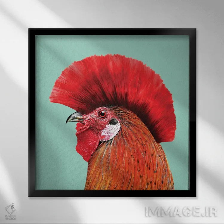 تابلو دکوراتیو "پانکاک " اثر یوناس لوس - نمای قابدار مشکی