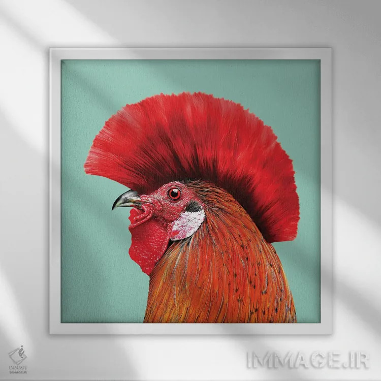 تابلو دکوراتیو "پانکاک " اثر یوناس لوس - نمای قابدار سفید