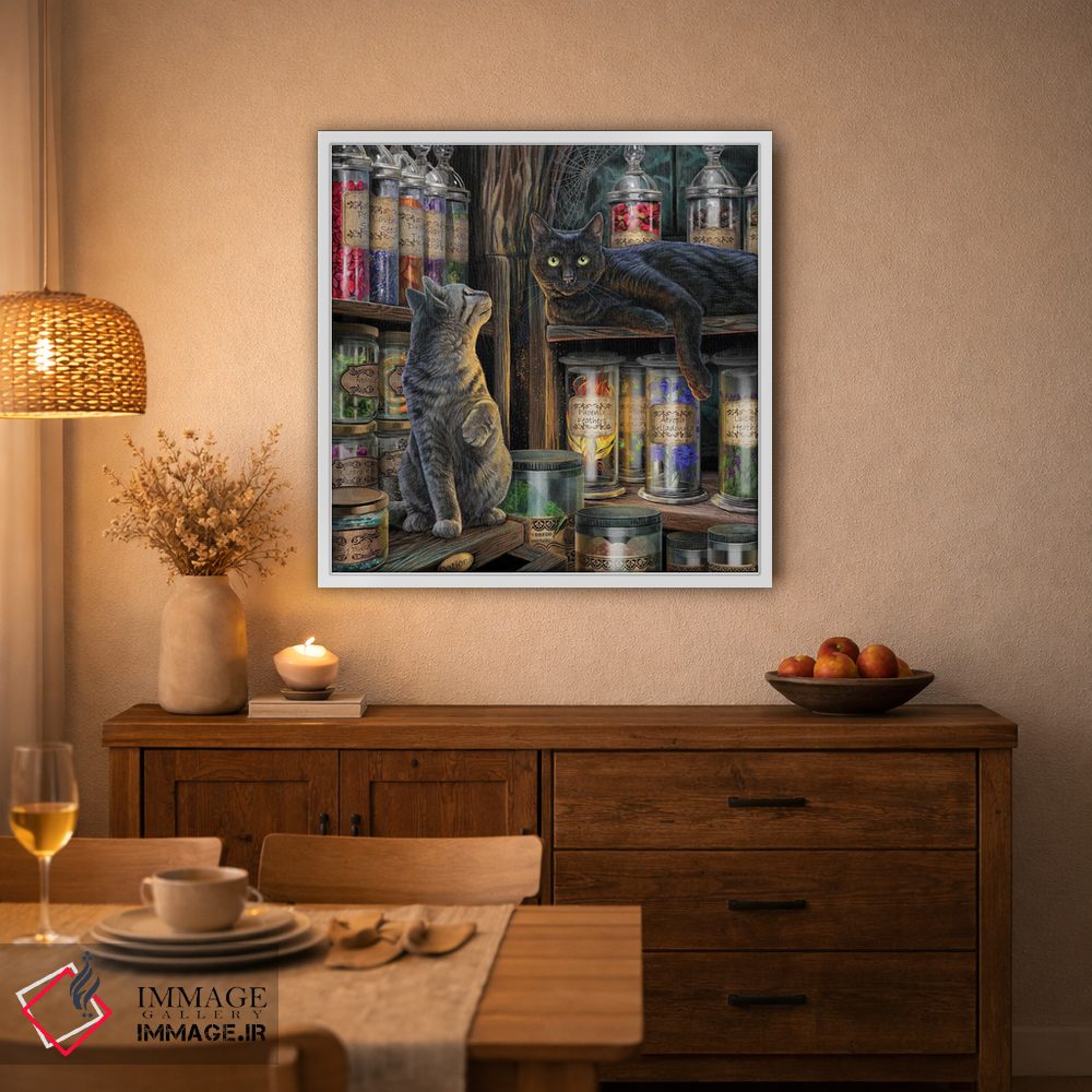 تابلو دکوراتیو "بازار جادویی" اثر لیزا پارکر - D3W