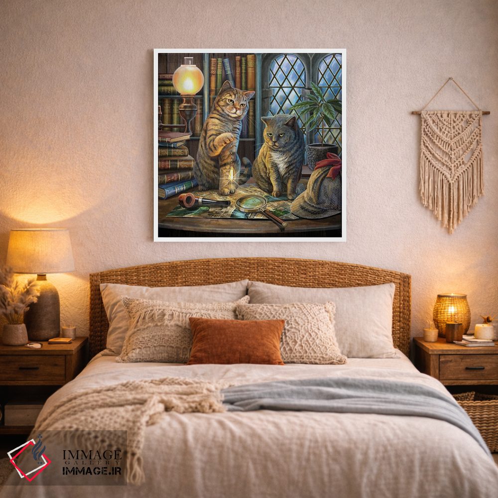 تابلو دکوراتیو "پورلاک هولمز، مربع" اثر لیزا پارکر - D3W