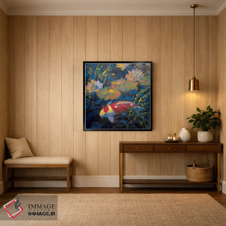 تابلو دکوراتیو "باغ آب II" اثر لیف استلوند - D3B