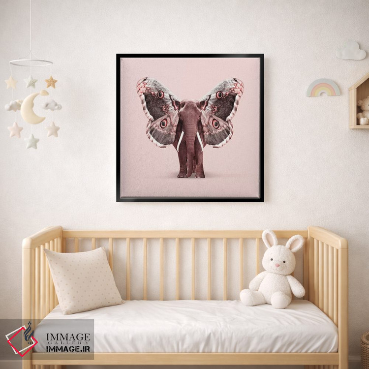 تابلو دکوراتیو "فیل بال دار " اثر یوناس لوس - D2B