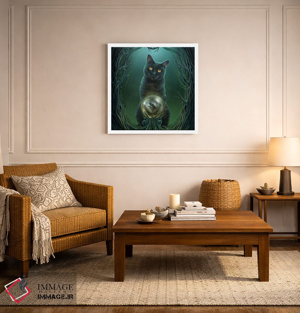 تابلو دکوراتیو "طلوع جادوگران، مربع" اثر لیزا پارکر - D4W