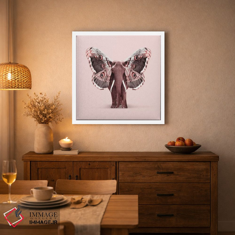 تابلو دکوراتیو "فیل بال دار " اثر یوناس لوس - D4W