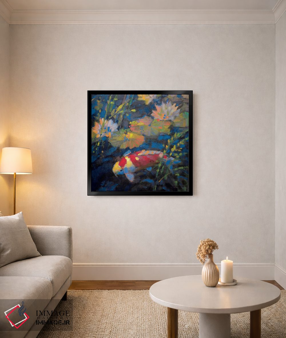 تابلو دکوراتیو "باغ آب II" اثر لیف استلوند - D4B