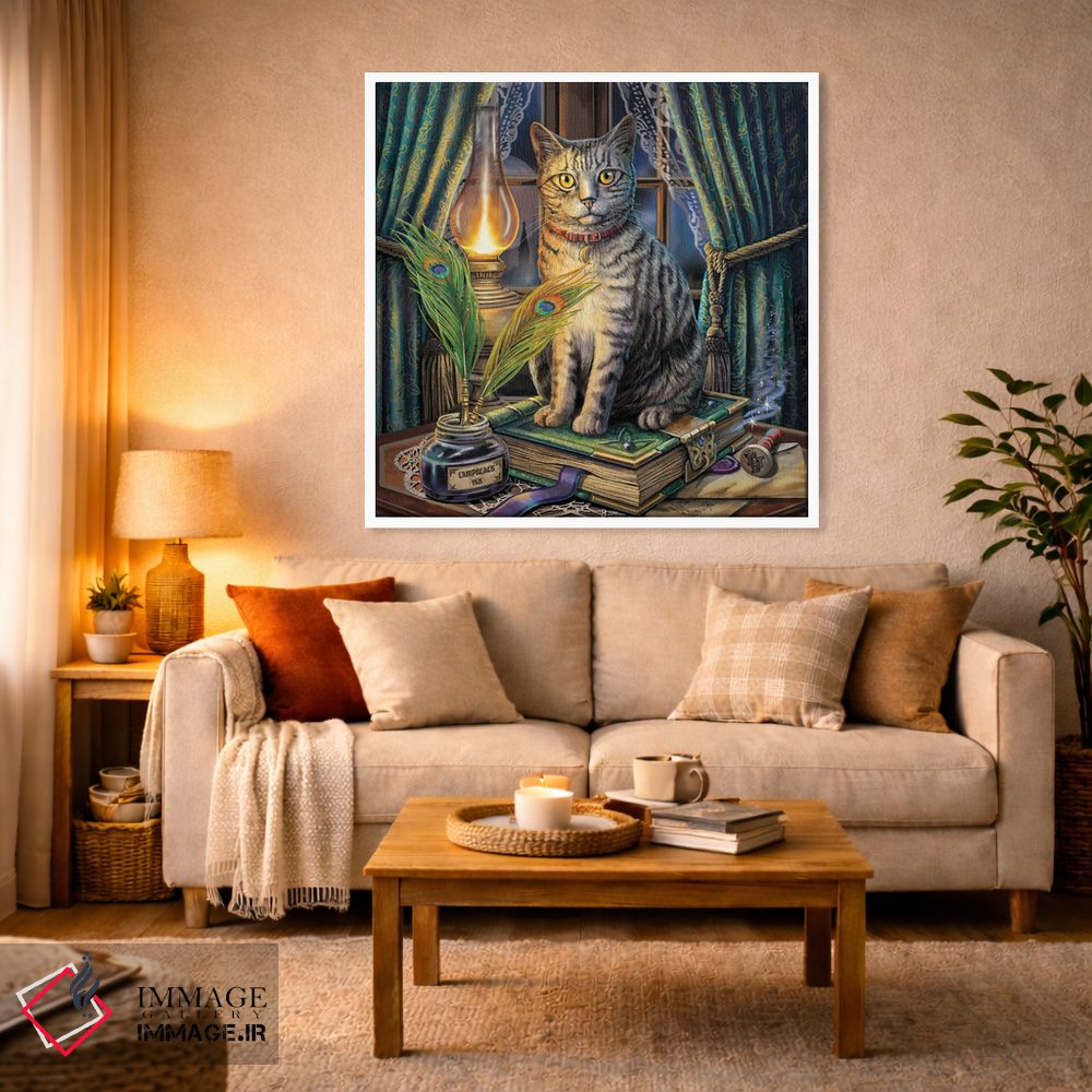 تابلو دکوراتیو "کتاب سایه ها" اثر لیزا پارکر - D3W