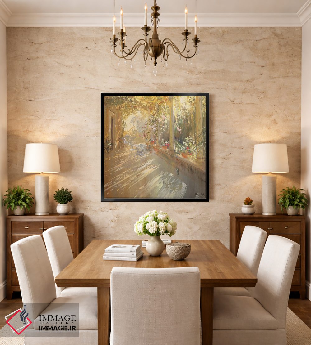 تابلو دکوراتیو "زیر سایبان" اثر لوران پارسلیه - D3B