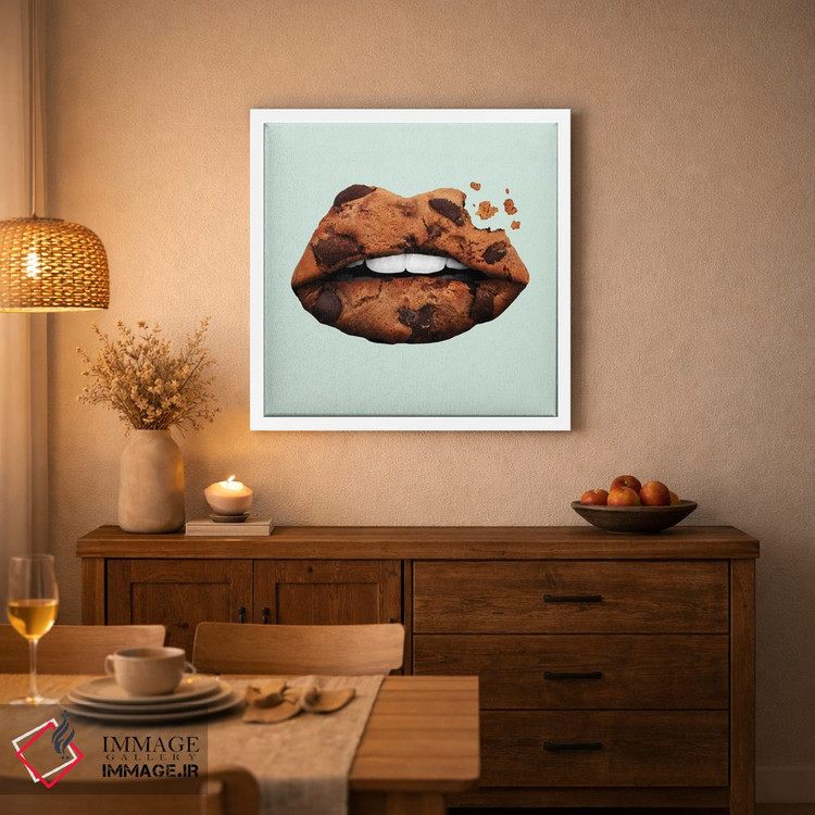 تابلو دکوراتیو "لب های کوکی" اثر یوناس لوس - D3W