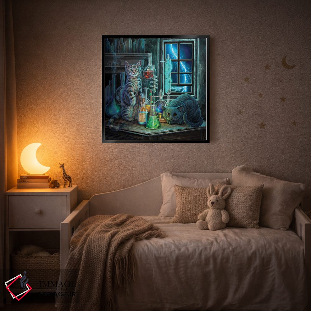 تابلو دکوراتیو "جکیل و هاید" اثر لیزا پارکر - D5B