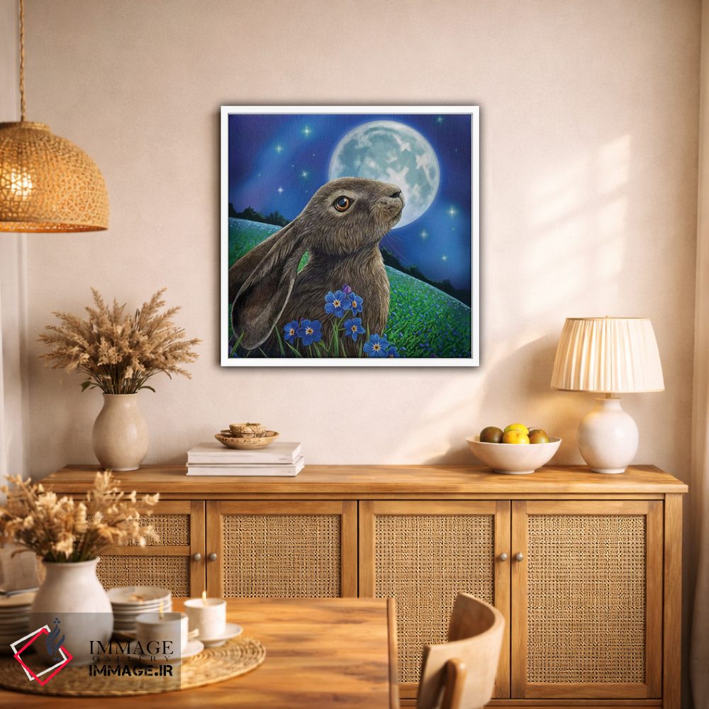 تابلو دکوراتیو "ماه نگر" اثر لیزا پارکر - D1W