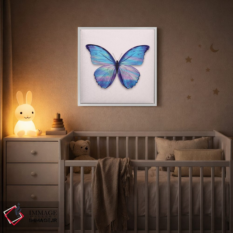 تابلو دکوراتیو "پروانه هولوگرافیک" اثر یوناس لوس - D3W