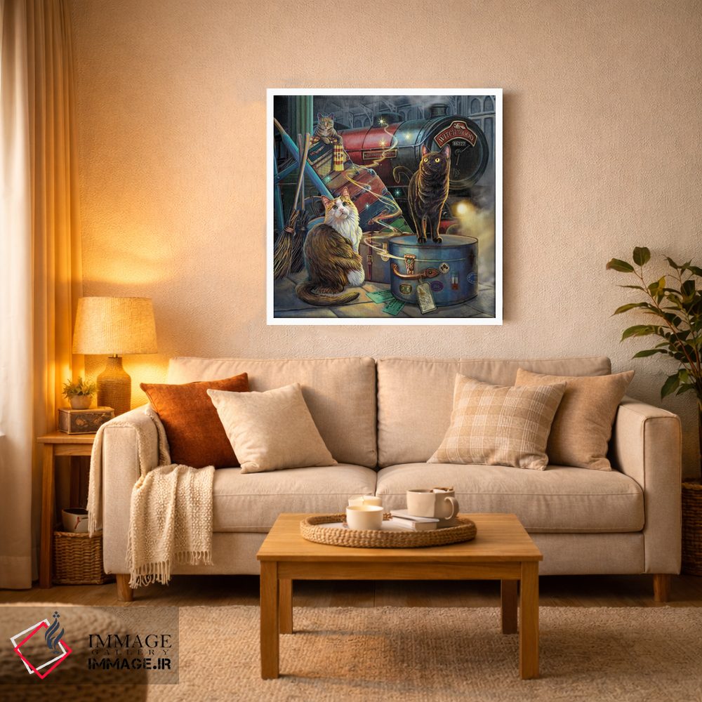 تابلو دکوراتیو "اکسپرس جنگل جادو" اثر لیزا پارکر - D3W