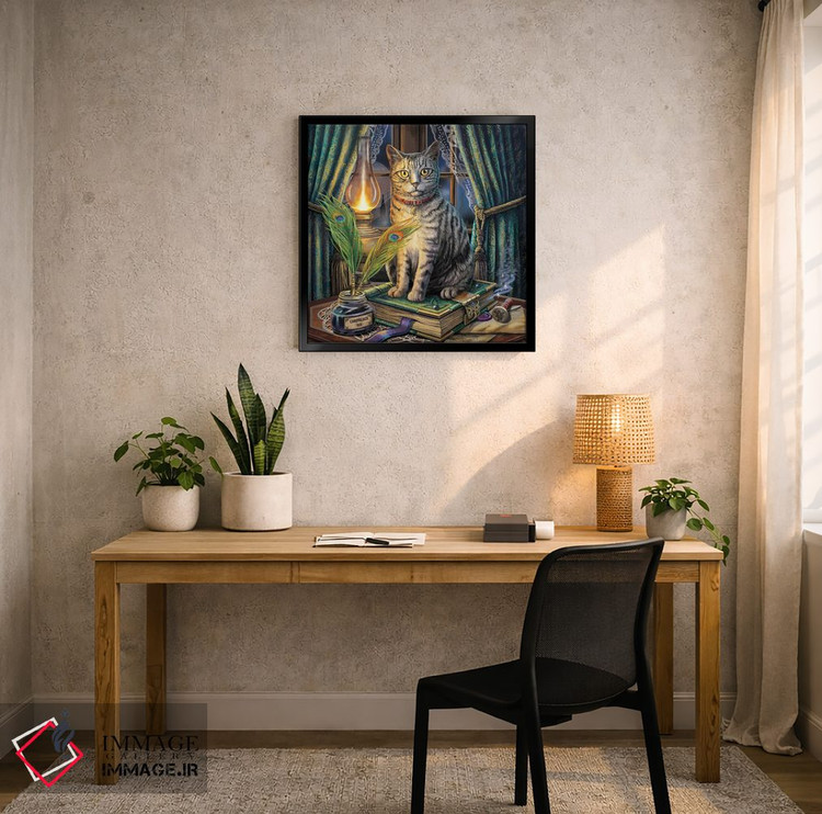 تابلو دکوراتیو "کتاب سایه ها" اثر لیزا پارکر - D5B