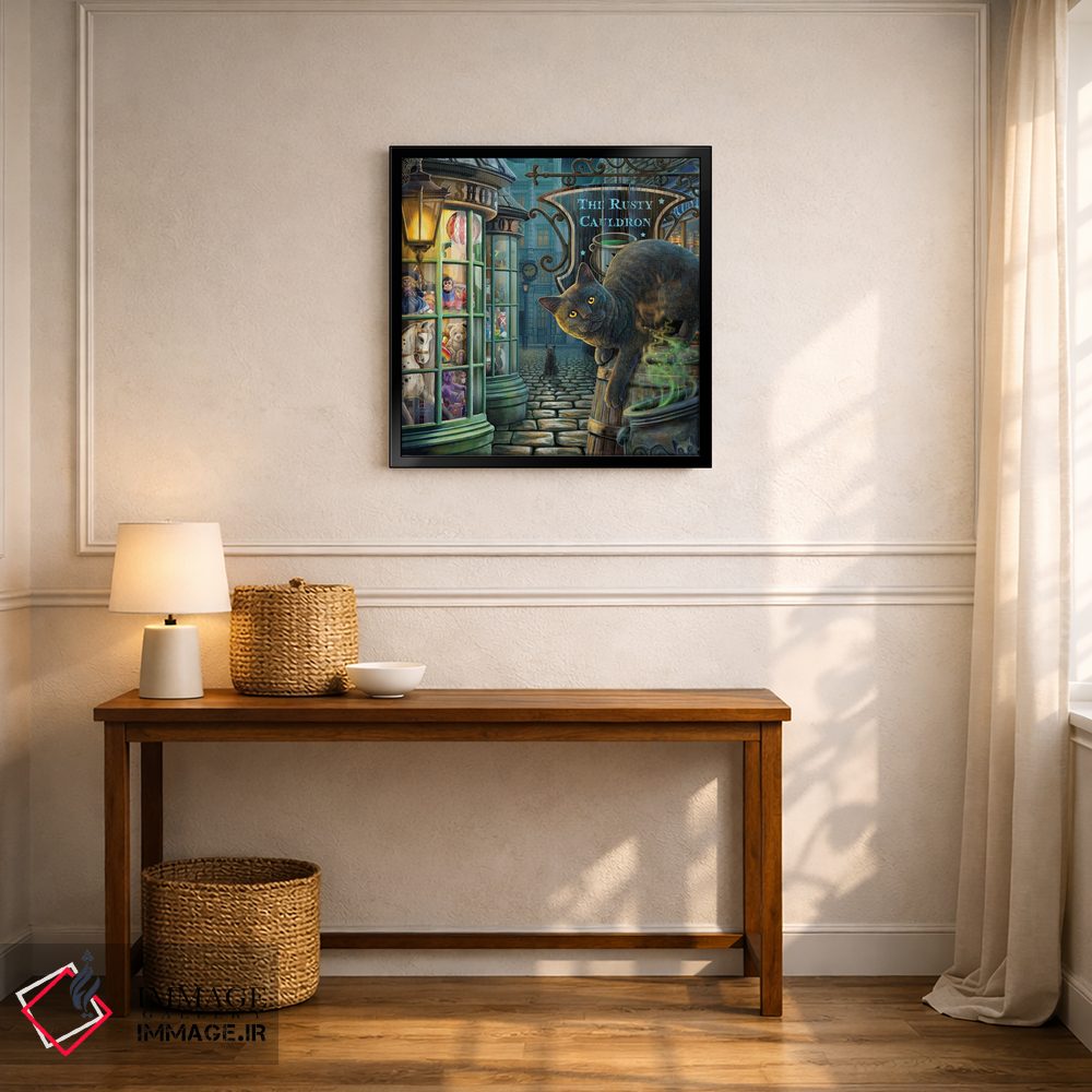 تابلو دکوراتیو "دیگ زنگ زده" اثر لیزا پارکر - D5B
