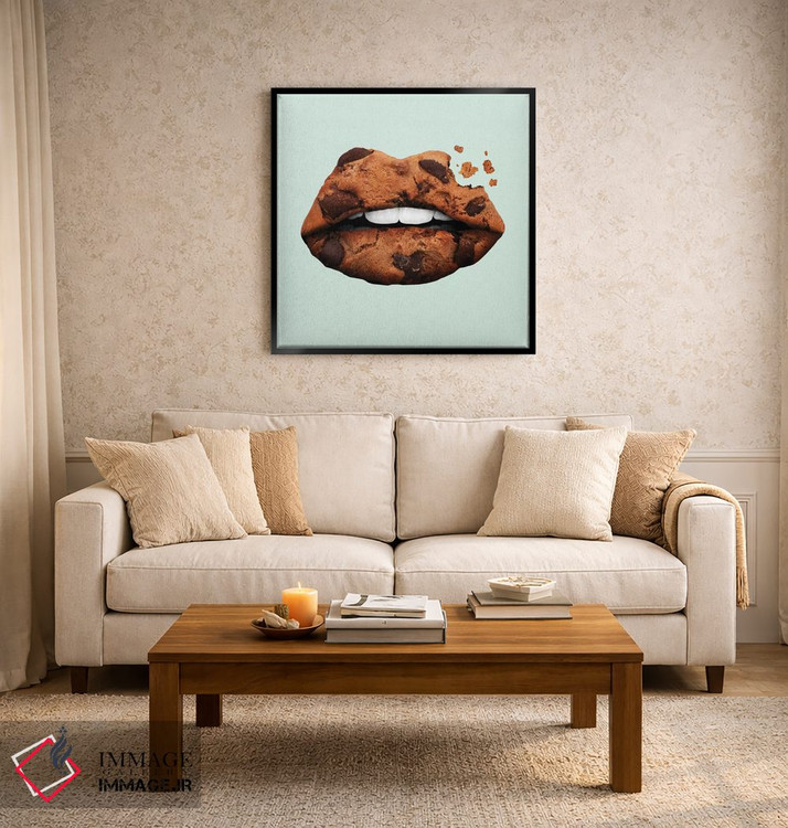 تابلو دکوراتیو "لب های کوکی" اثر یوناس لوس - D4B