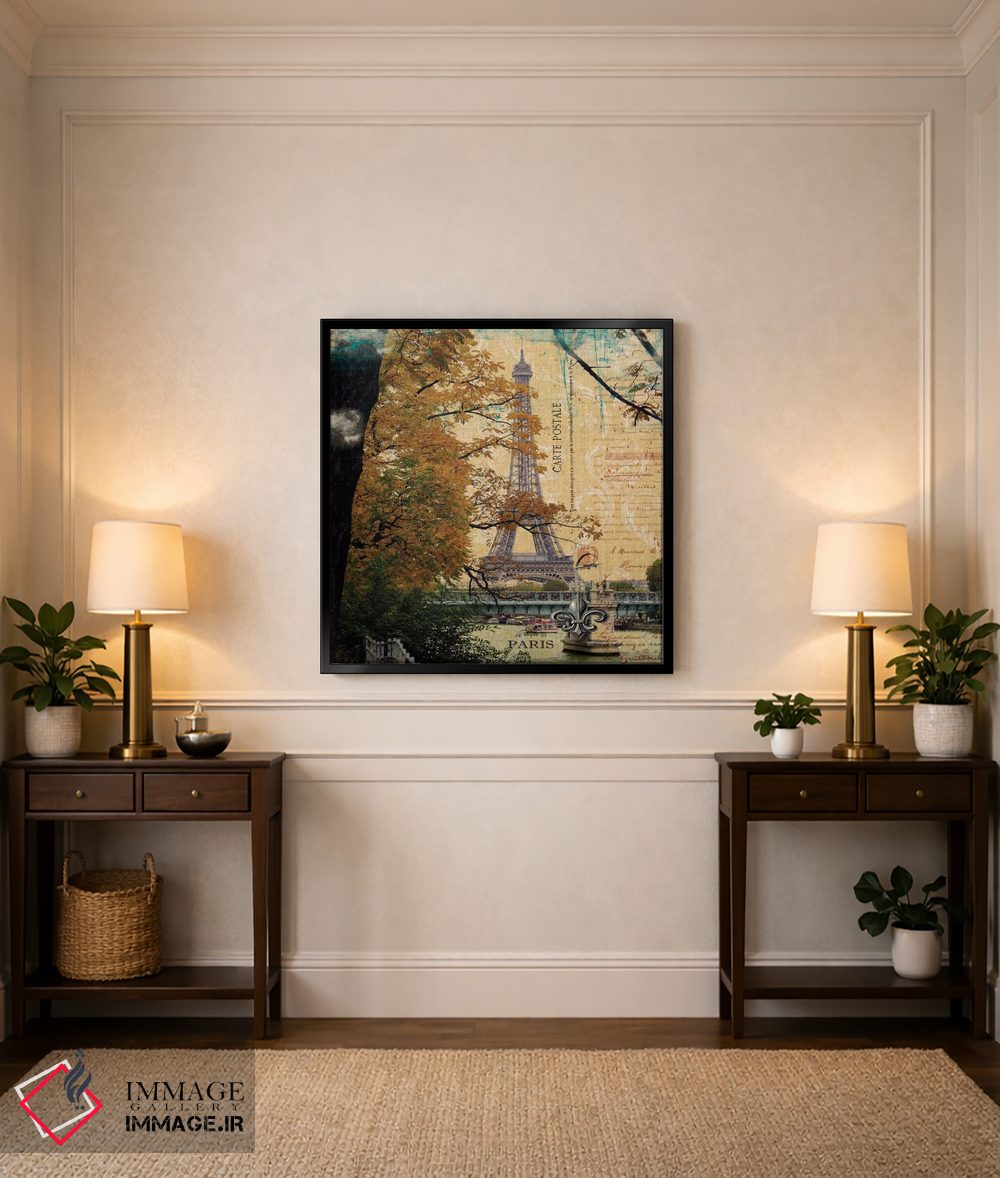 تابلو دکوراتیو "رمانس ایفل III" اثر سندی لوید - D6B