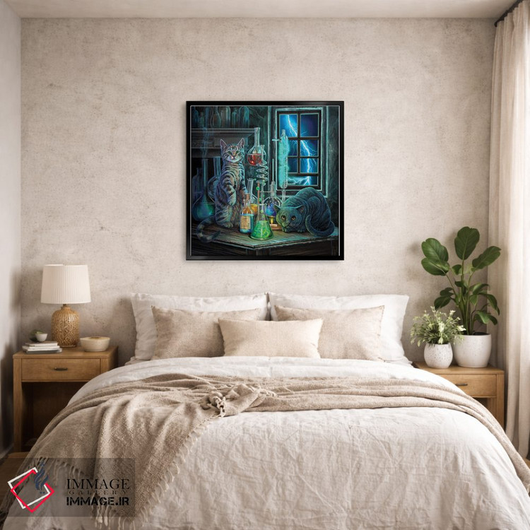 تابلو دکوراتیو "جکیل و هاید" اثر لیزا پارکر - D6B