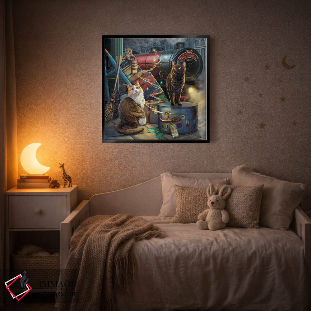 تابلو دکوراتیو "اکسپرس جنگل جادو" اثر لیزا پارکر - D4B