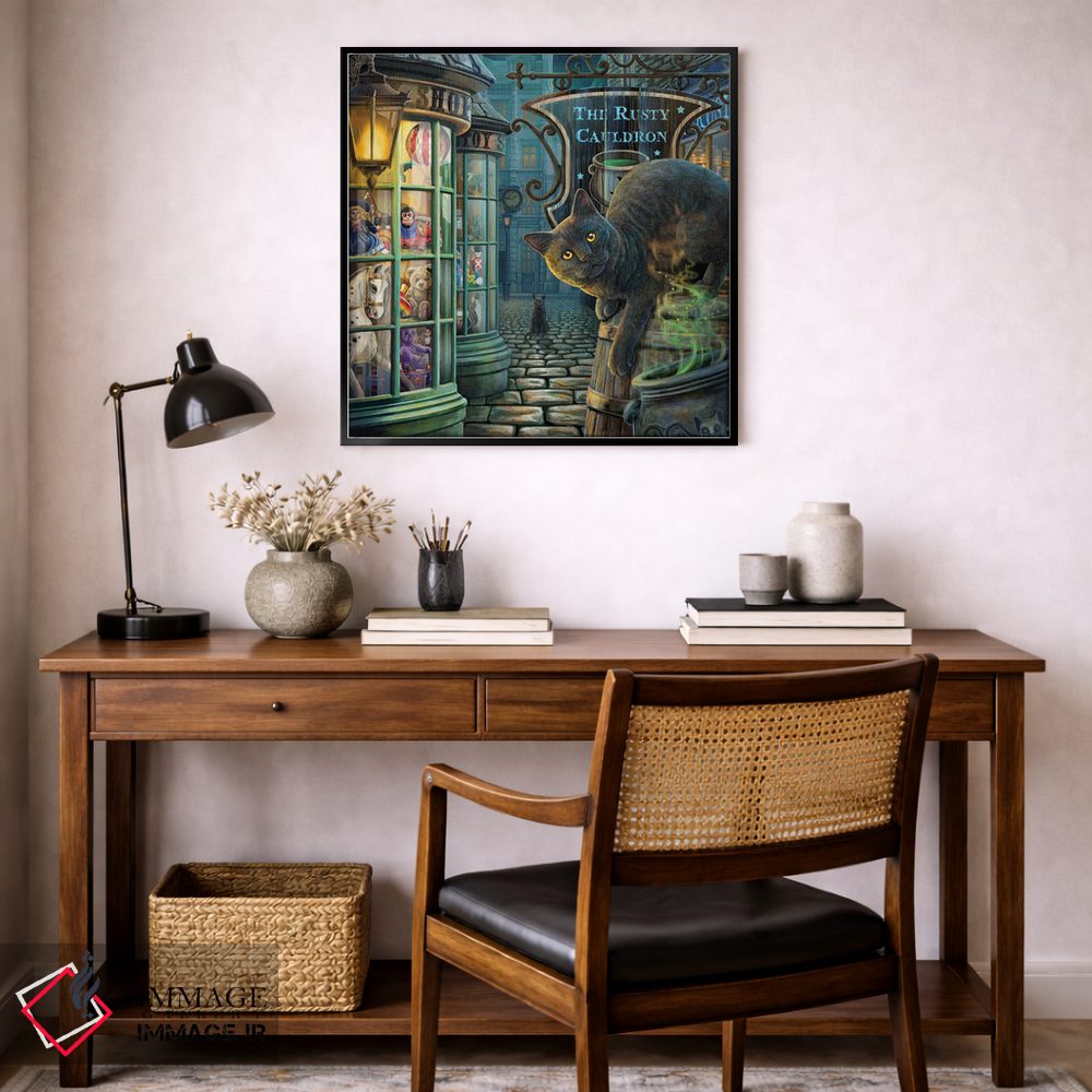 تابلو دکوراتیو "دیگ زنگ زده" اثر لیزا پارکر - D6B