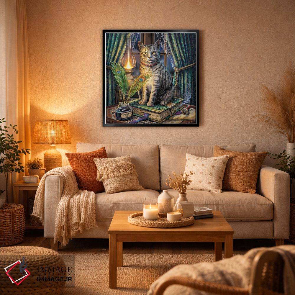 تابلو دکوراتیو "کتاب سایه ها" اثر لیزا پارکر - D6B