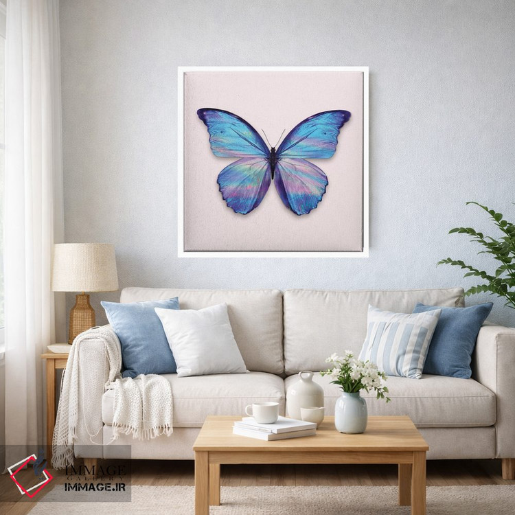 تابلو دکوراتیو "پروانه هولوگرافیک" اثر یوناس لوس - D4W
