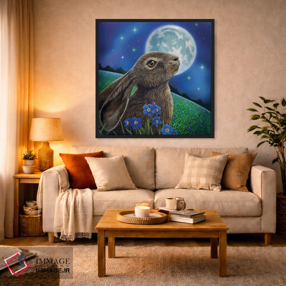 تابلو دکوراتیو "ماه نگر" اثر لیزا پارکر - D4B