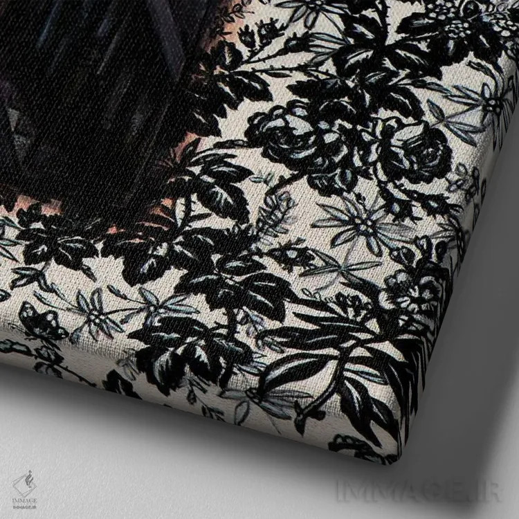 تابلو دکوراتیو "ارگاسمیک " اثر لیوا پاکالنه فانلی - نمای نزدیک بافت بوم