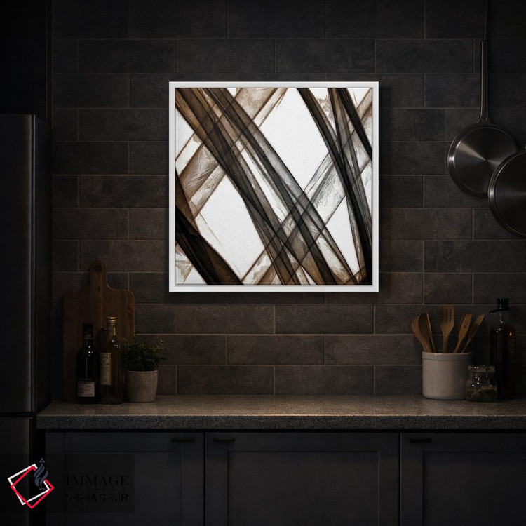 تابلو مینیمال "راه های متقاطع ۳" اثر آلونزو ساندرز - D2W