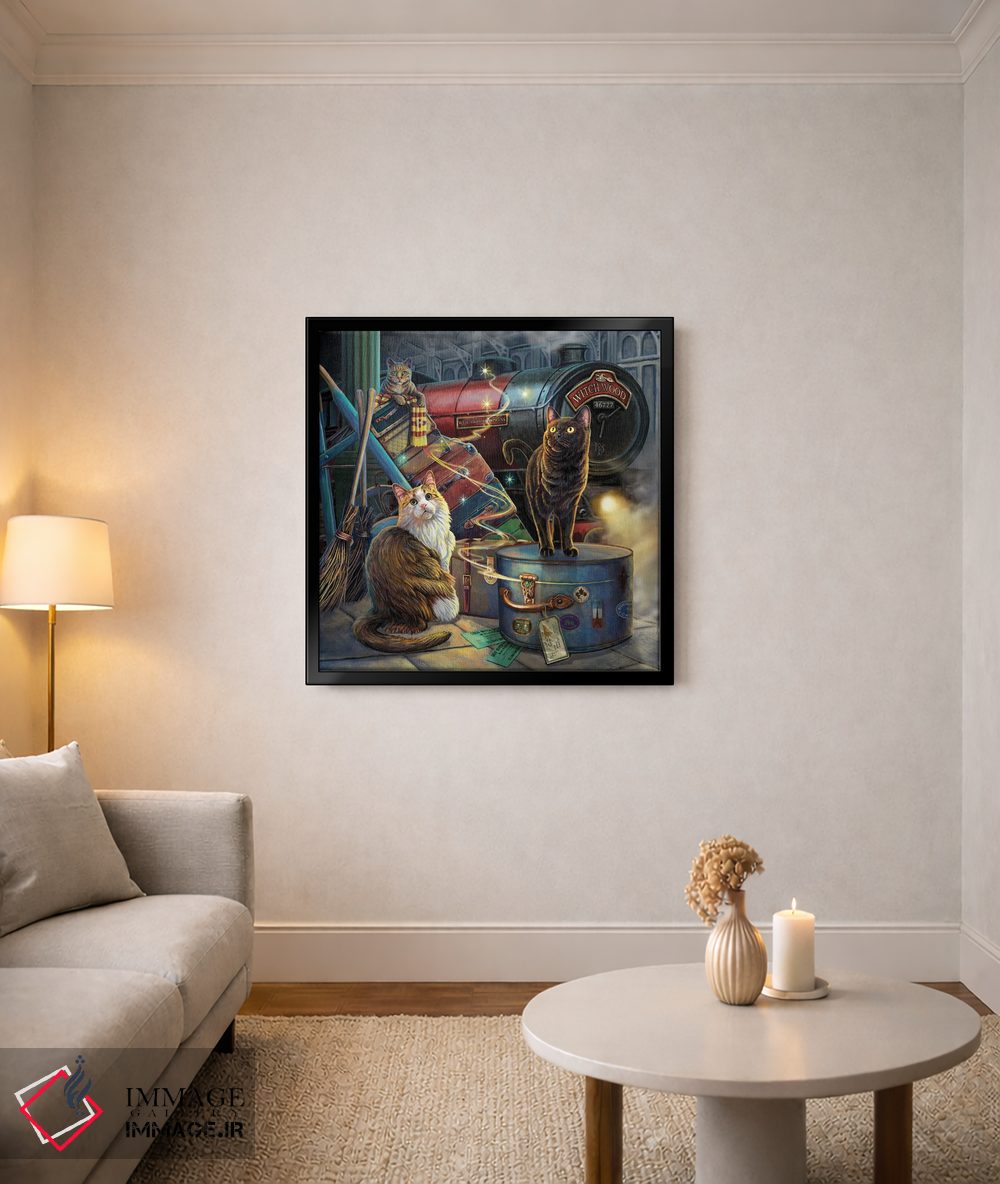 تابلو دکوراتیو "اکسپرس جنگل جادو" اثر لیزا پارکر - D5B