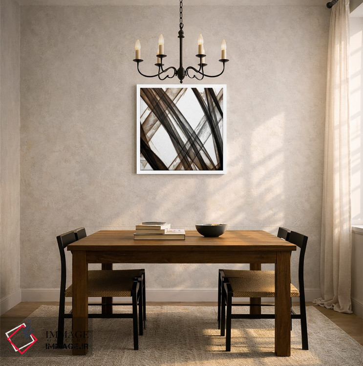 تابلو مینیمال "راه های متقاطع ۳" اثر آلونزو ساندرز - D4W