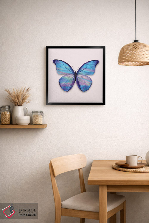 تابلو دکوراتیو "پروانه هولوگرافیک" اثر یوناس لوس - D6B