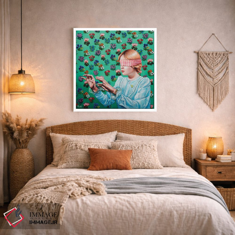 تابلو دکوراتیو "بازی کورکورانه " اثر لیوا پاکالنه فانلی - D2W