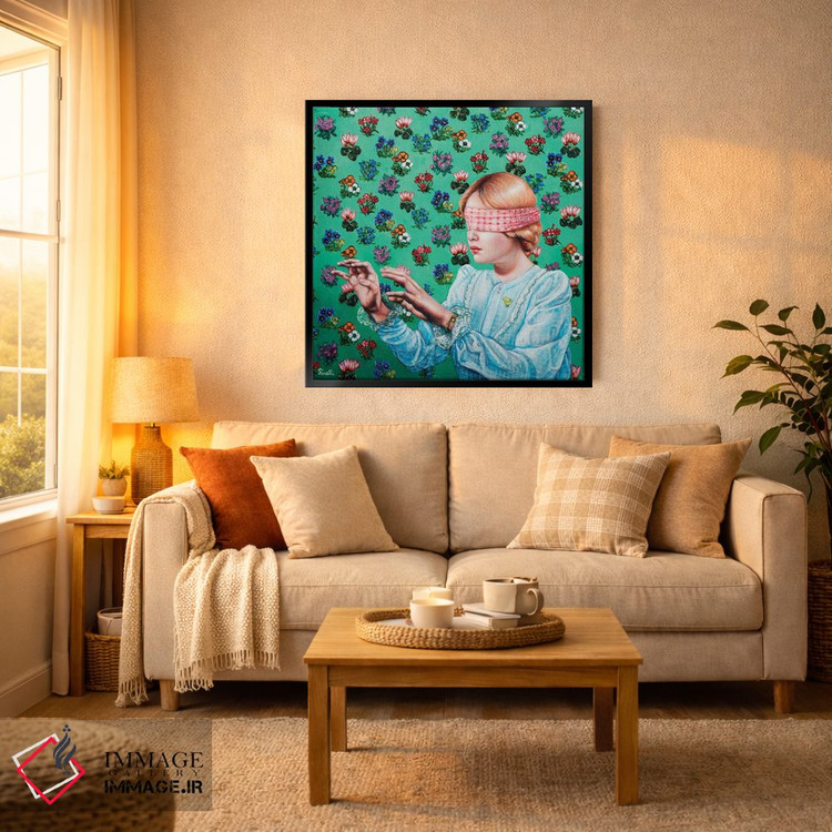 تابلو دکوراتیو "بازی کورکورانه " اثر لیوا پاکالنه فانلی - D3B