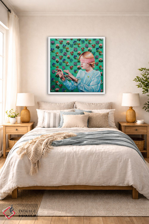 تابلو دکوراتیو "بازی کورکورانه " اثر لیوا پاکالنه فانلی - D5W