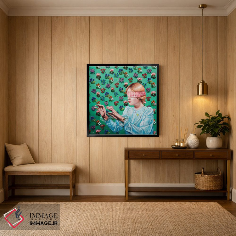 تابلو دکوراتیو "بازی کورکورانه " اثر لیوا پاکالنه فانلی - D4B