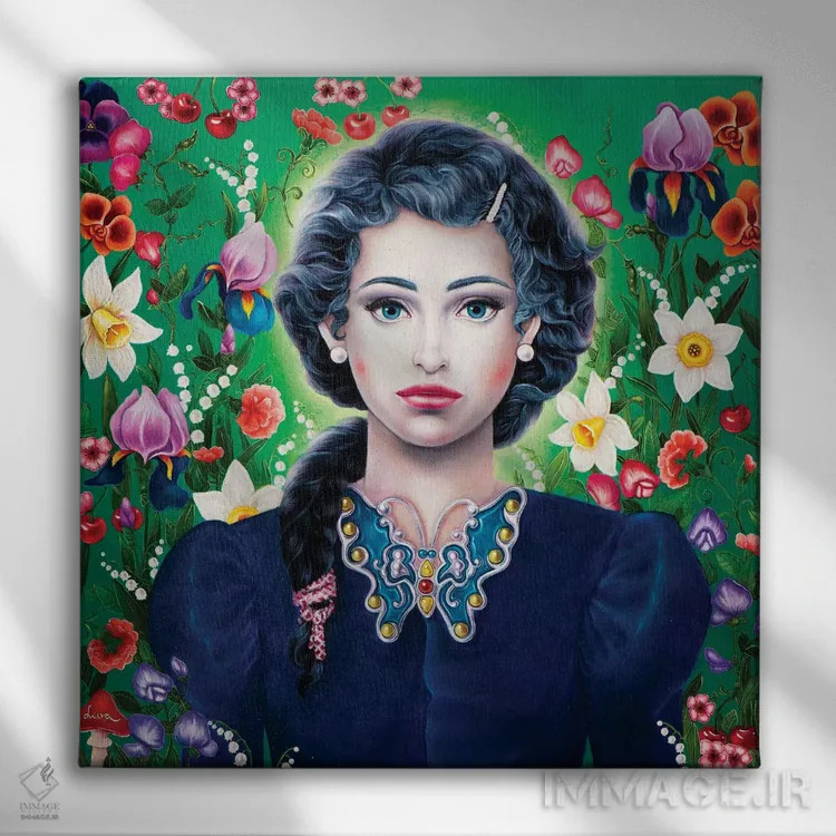 تابلو دکوراتیو بهار اثر لیوا پاکالنه فانلی - نمای روبهرو روی دیوار