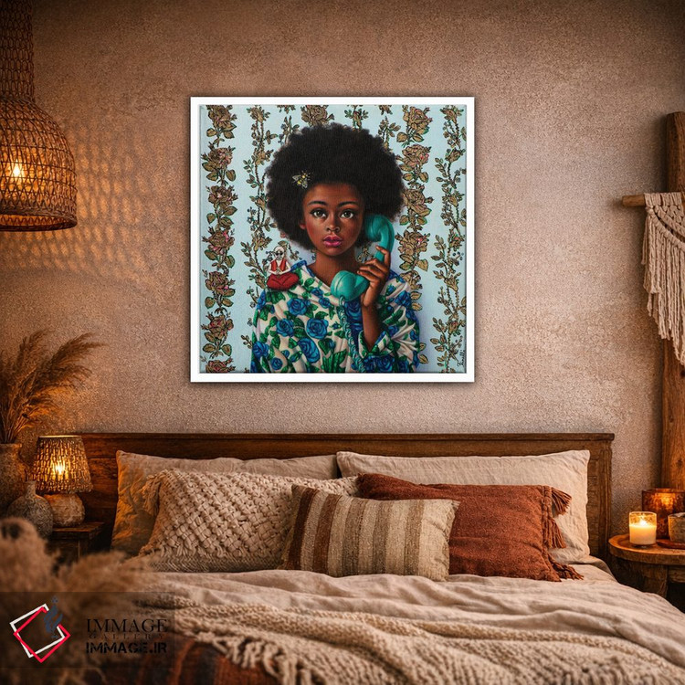 تابلو دکوراتیو سلام!؟ اثر لیوا پاکالنه فانلی - D1W