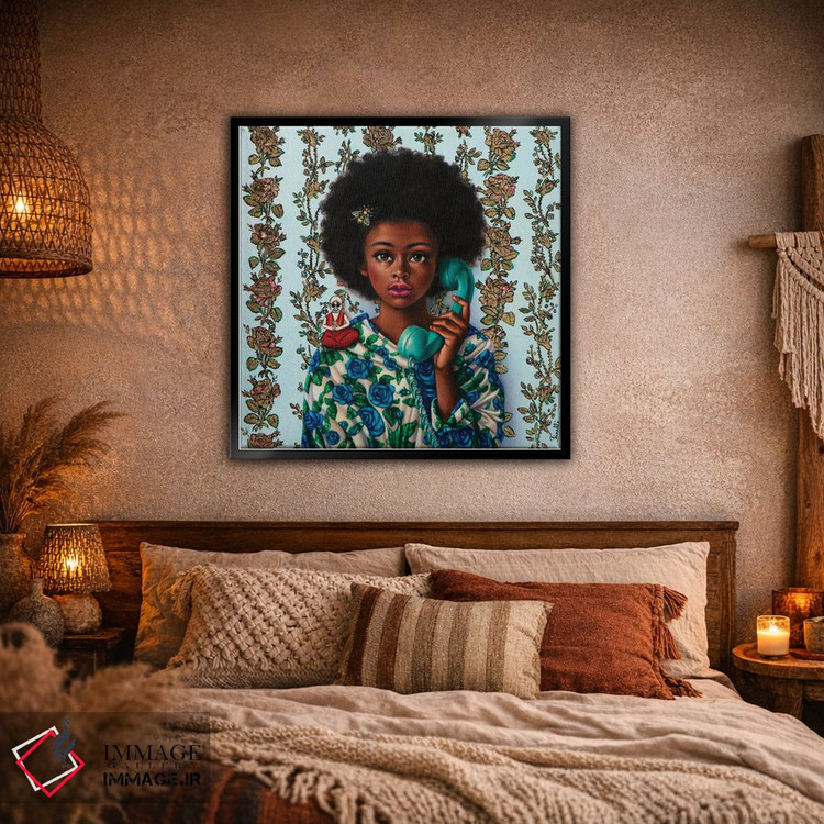 تابلو دکوراتیو سلام!؟ اثر لیوا پاکالنه فانلی - D2B