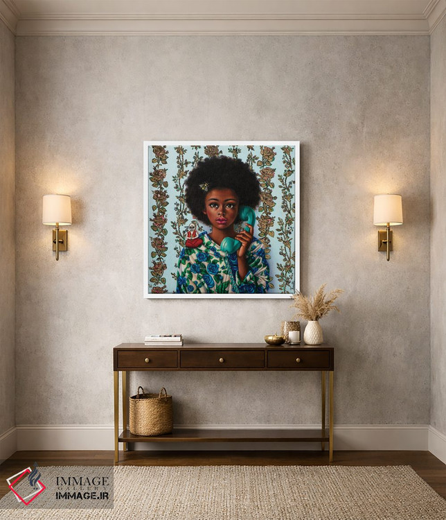 تابلو دکوراتیو سلام!؟ اثر لیوا پاکالنه فانلی - D4W