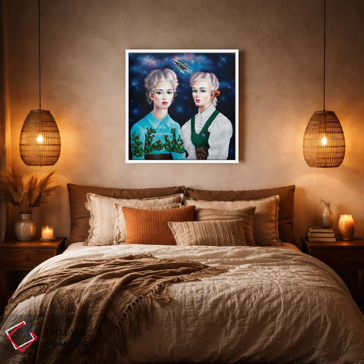 تابلو دکوراتیو همسران فضانوردان اثر لیوا پاکالنه فانلی - D4W