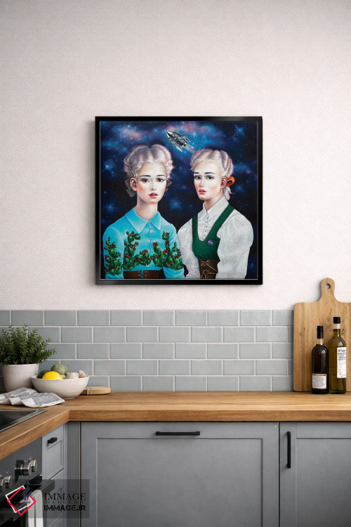 تابلو دکوراتیو همسران فضانوردان اثر لیوا پاکالنه فانلی - D3B