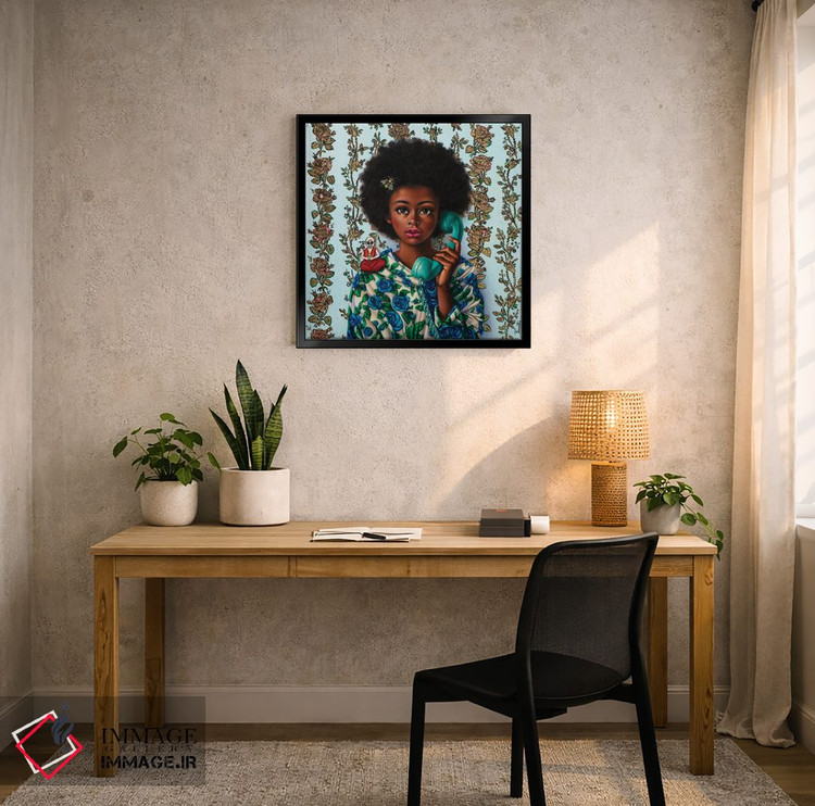 تابلو دکوراتیو سلام!؟ اثر لیوا پاکالنه فانلی - D6B