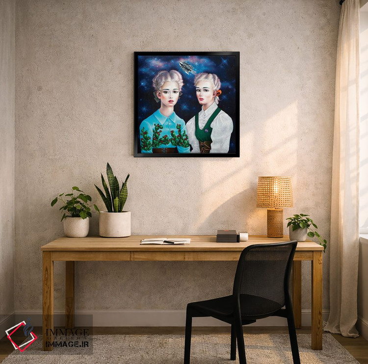 تابلو دکوراتیو همسران فضانوردان اثر لیوا پاکالنه فانلی - D5B