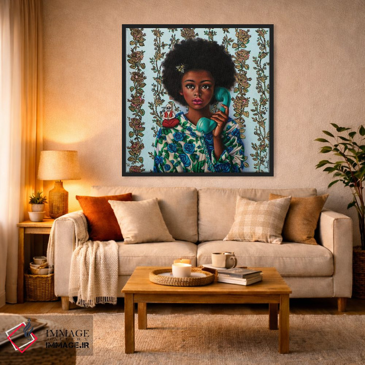 تابلو دکوراتیو سلام!؟ اثر لیوا پاکالنه فانلی - D5B