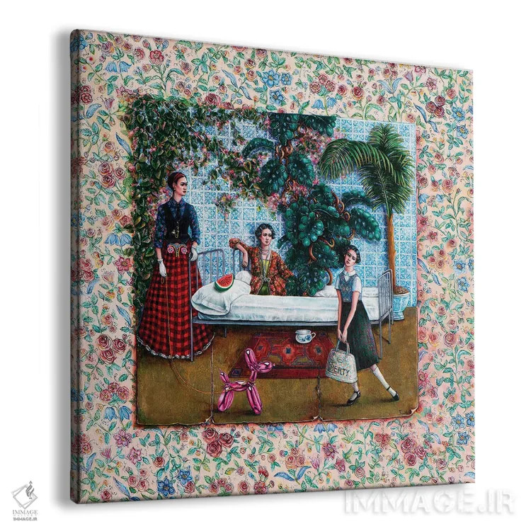 تابلو دکوراتیو بیمارستان روانی اثر لیوا پاکالنه فانلی - نمای پرسپکتیو محصول