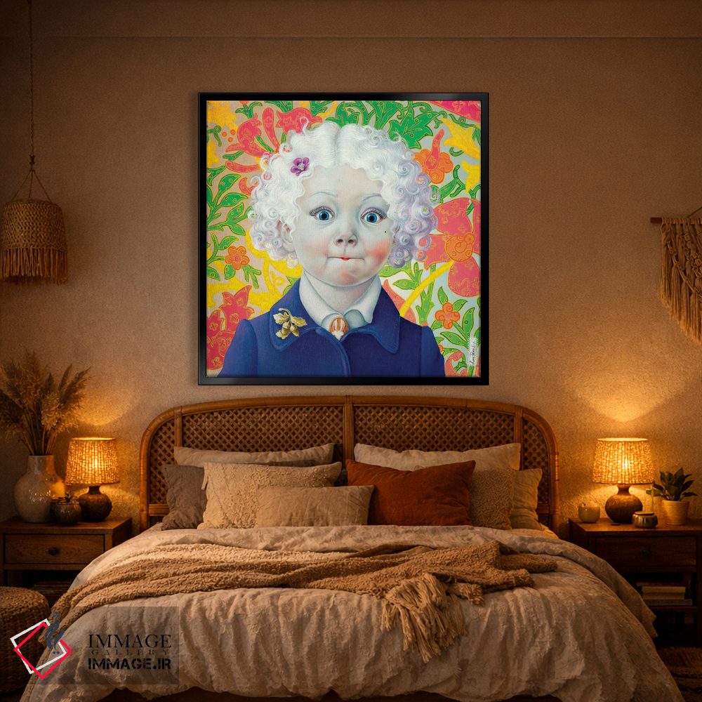 تابلو دکوراتیو چشم های بزرگ اثر لیوا پاکالنه فانلی - D1B