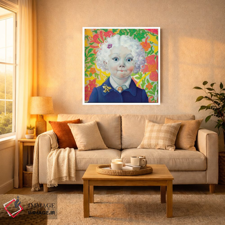 تابلو دکوراتیو چشم های بزرگ اثر لیوا پاکالنه فانلی - D2W