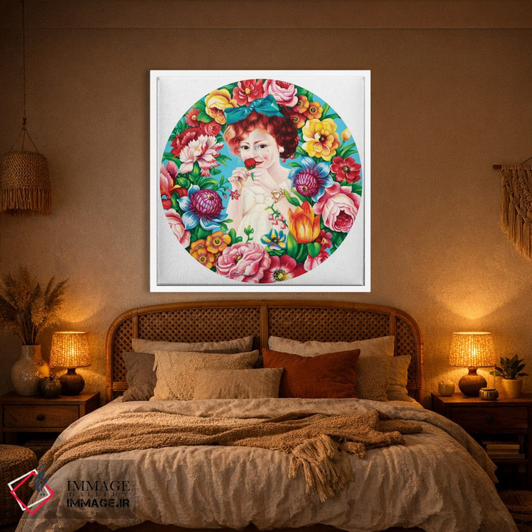 تابلو دکوراتیو عطر گل ها اثر لیوا پاکالنه فانلی - D1W